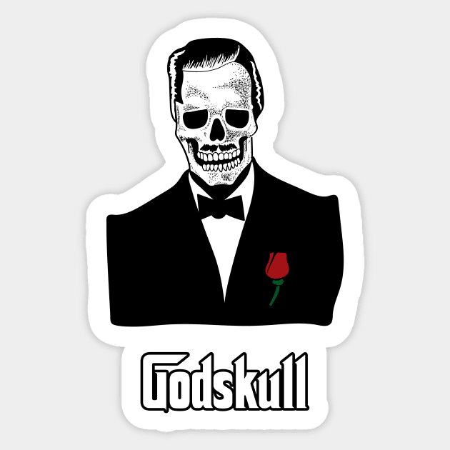 The Godskull Sticker by viajealaluna